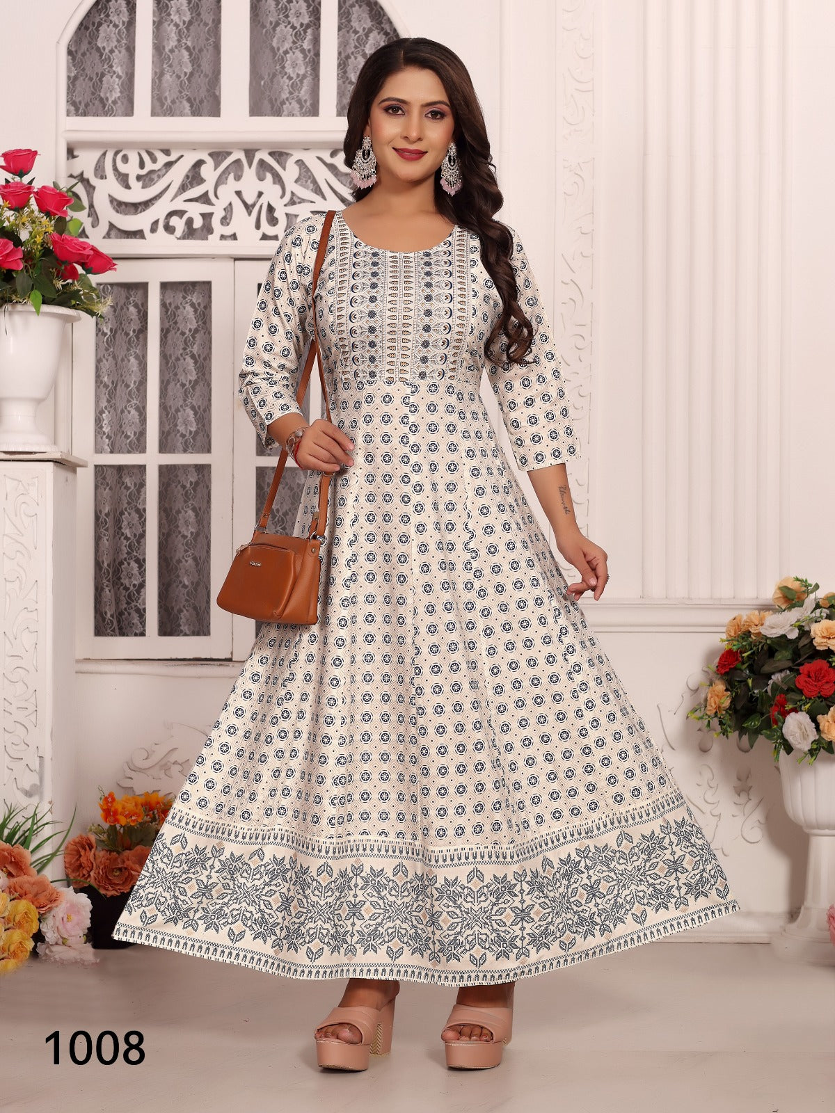 Ankita Vol 5 Kt Rayon 14Kg Anarkali Kurtis Wholesale Price