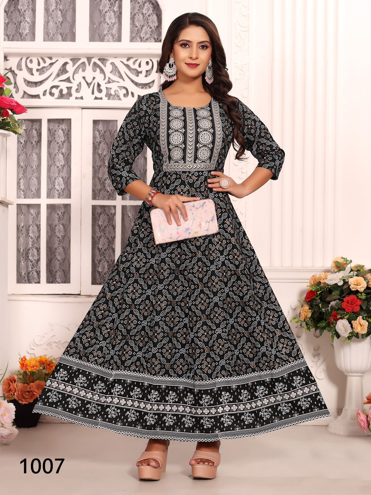 Ankita Vol 5 Kt Rayon 14Kg Anarkali Kurtis Wholesale Price