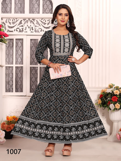 Ankita Vol 5 Kt Rayon 14Kg Anarkali Kurtis Wholesale Price