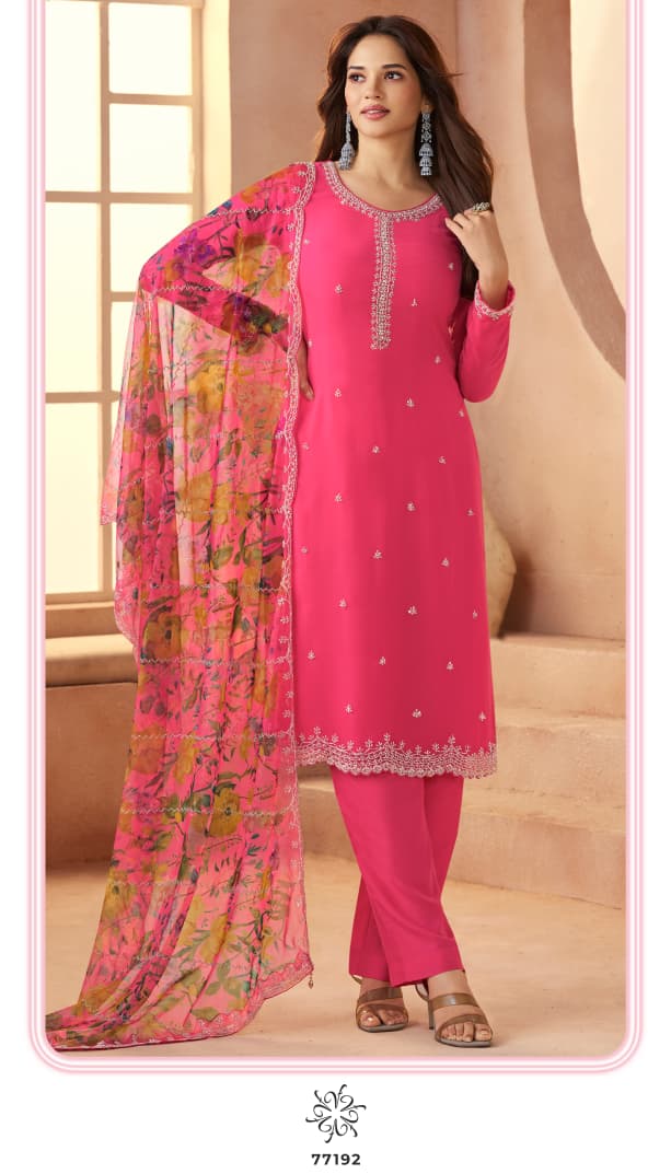 Anmol Kuleesh Vinay Fashion Llp Organza Pant Style Suits Supplier