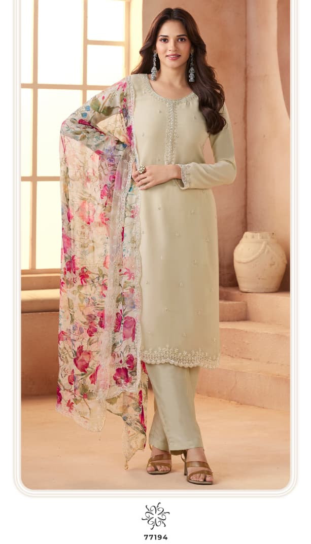 Anmol Kuleesh Vinay Fashion Llp Organza Pant Style Suits Supplier