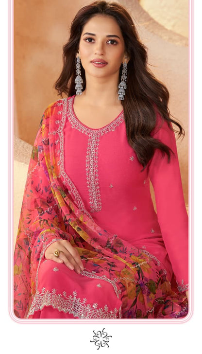 Anmol Kuleesh Vinay Fashion Llp Organza Pant Style Suits Supplier
