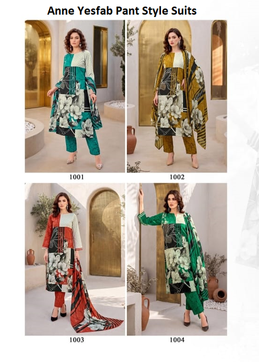 Anne Yesfab Spun Pant Style Suits Supplier