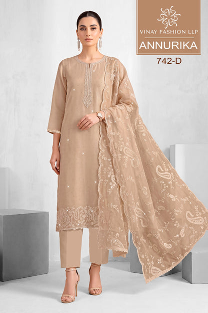 Annurika Vinay Fashion Llp Soft Shine Pant Style Suits Supplier Gujarat
