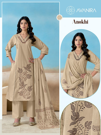 Anokhi Avanira Readymade Cotton Pant Suits Wholesale