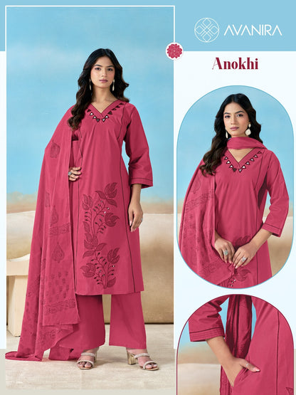 Anokhi Avanira Readymade Cotton Pant Suits Wholesale