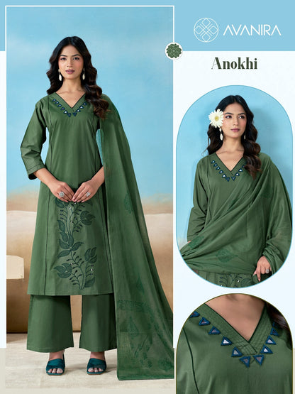 Anokhi Avanira Readymade Cotton Pant Suits Wholesale