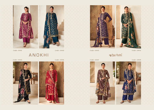 Anokhi Eid Special Shree Shalika Fashion Dola Jacquard Karachi Salwar Suits Supplier Ahmedabad