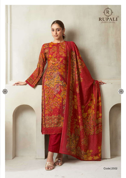 Anokhi Rupali Viscose Pant Style Suits Manufacturer Gujarat