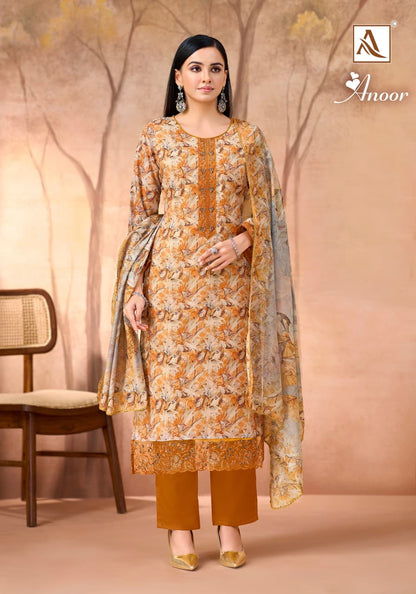 Anoor Alok Cambric Cotton Karachi Salwar Suits Wholesaler Gujarat