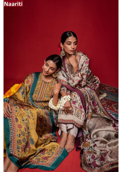 Anouk Naariti Organza Satin Pant Style Suits Wholesaler