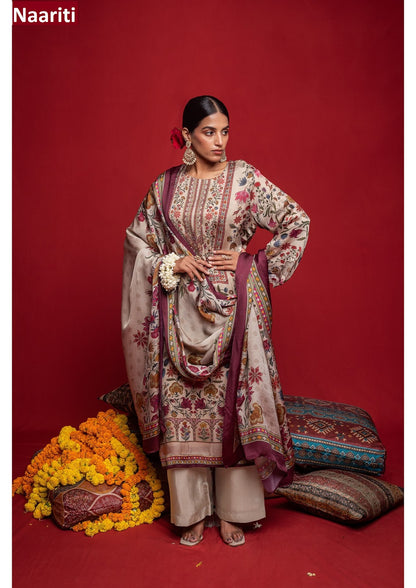 Anouk Naariti Organza Satin Pant Style Suits Wholesaler