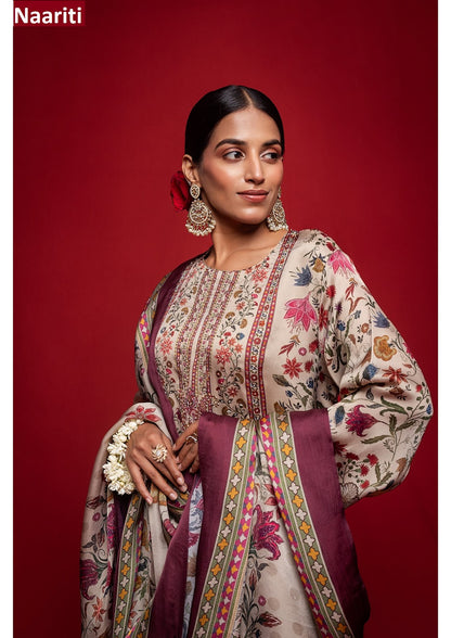 Anouk Naariti Organza Satin Pant Style Suits Wholesaler