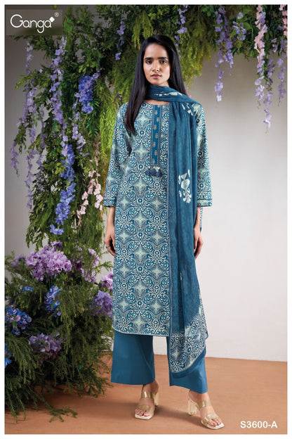 Anoura 3600 Ganga Premium Cotton Plazzo Style Suits Manufacturer