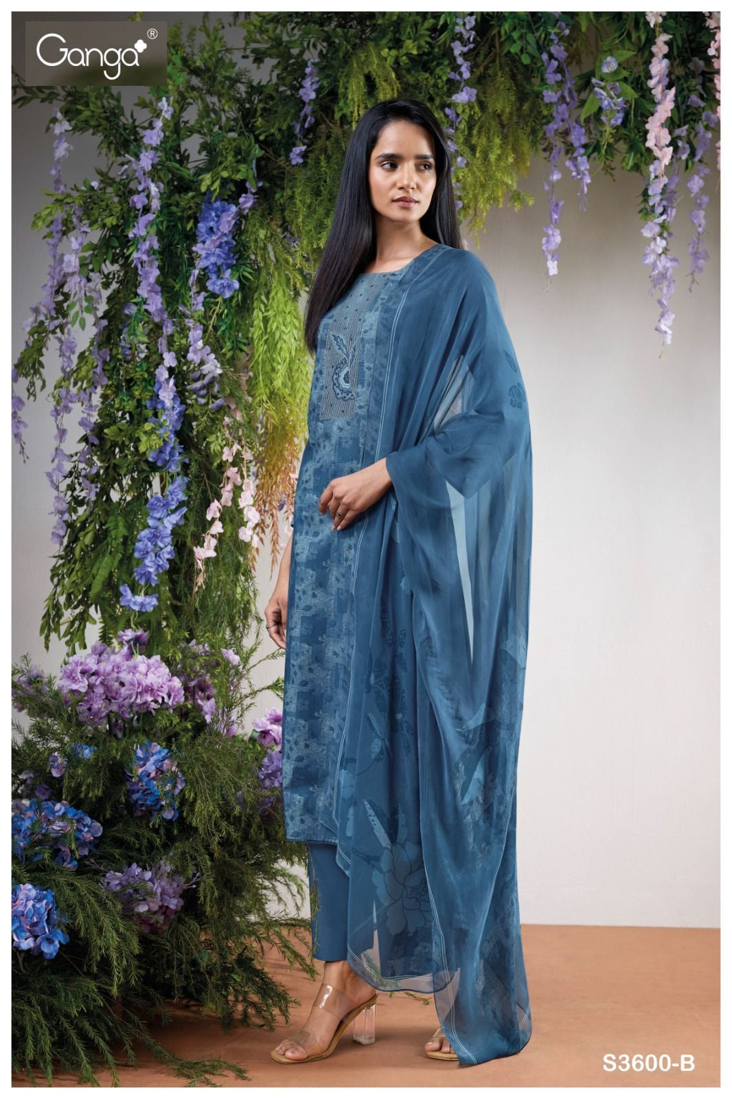 Anoura 3600 Ganga Premium Cotton Plazzo Style Suits Manufacturer