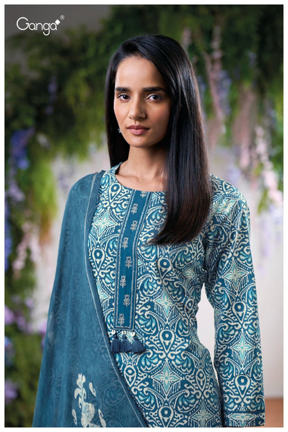 Anoura 3600 Ganga Premium Cotton Plazzo Style Suits Manufacturer