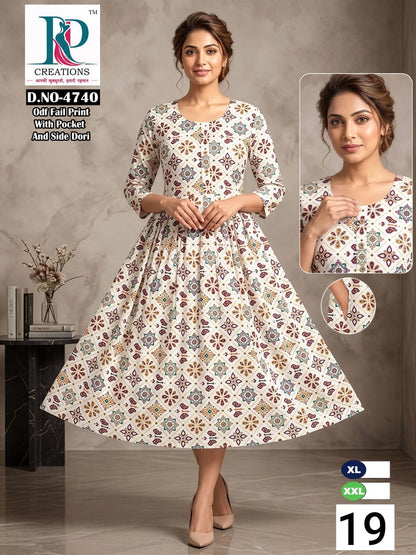 Anshika Rd Reyon Anarkali Kurtis Wholesale Price