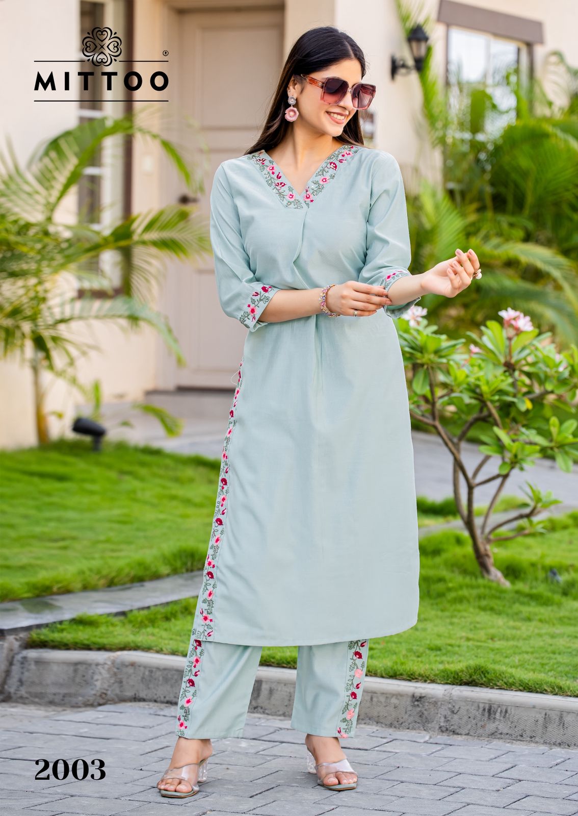 Ansuya Mittoo Gadwal Kurti Pant Set Supplier India
