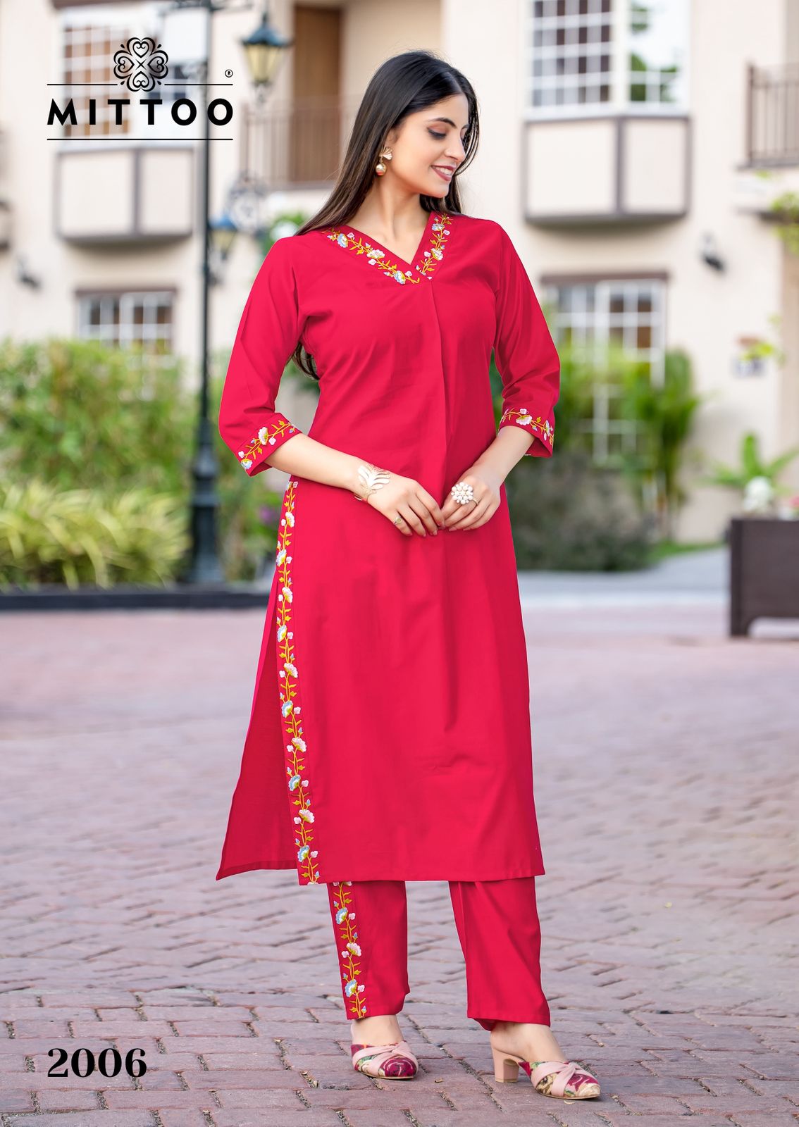 Ansuya Mittoo Gadwal Kurti Pant Set Supplier India