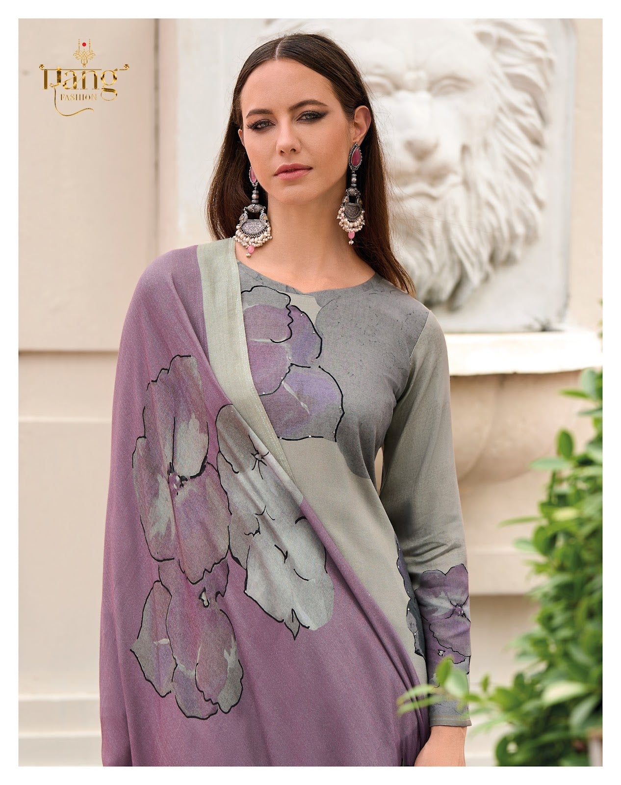 Antara Rang Wool Pashmina Suits Supplier Ahmedabad