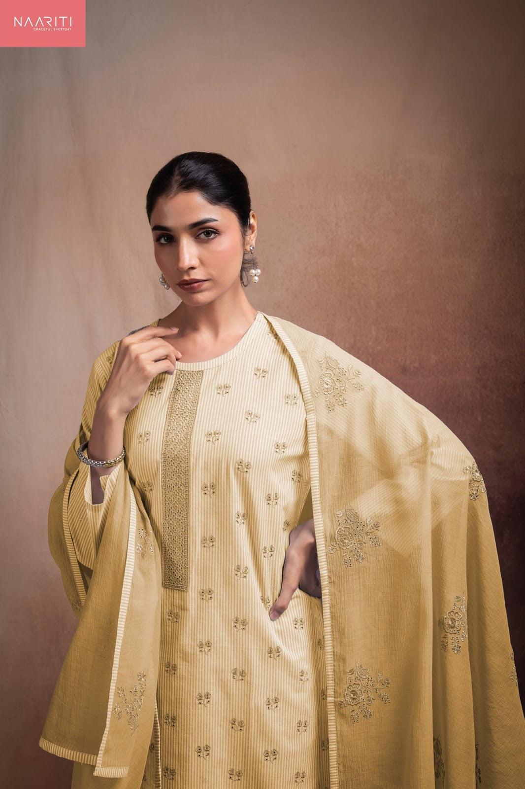 Antiq 3 Naariti Cotton Pant Style Suits Manufacturer India