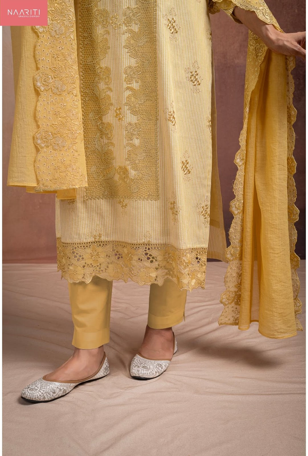 Antiq Naariti Handloom Pant Style Suits Exporter