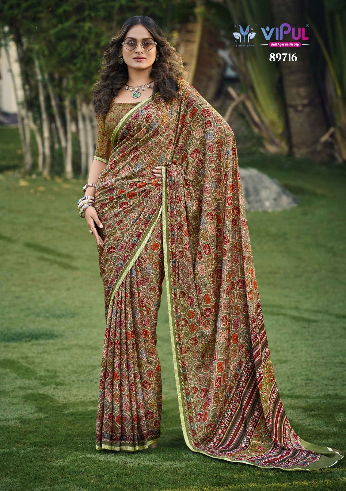Antique Gold Vol 3 Vipul Sarees Wholesaler India