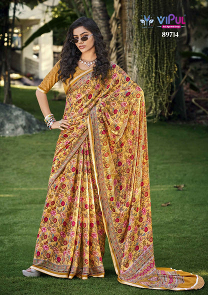 Antique Gold Vol 3 Vipul Sarees Wholesaler India
