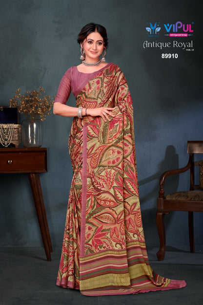 Antique Royal Vol 13 Vipul Satin Sarees Exporter Ahmedabad