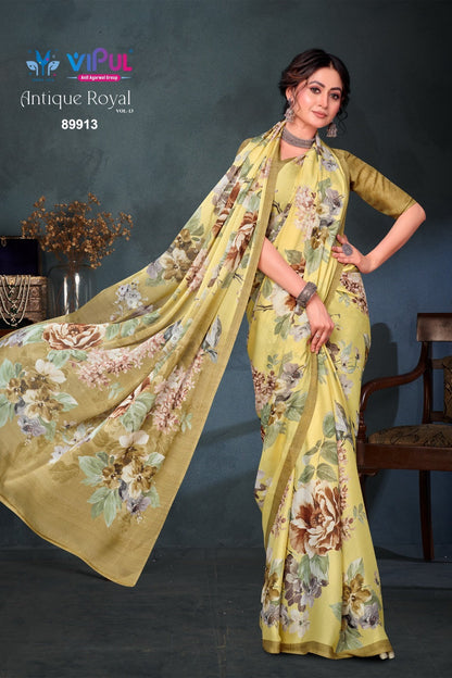 Antique Royal Vol 13 Vipul Satin Sarees Exporter Ahmedabad