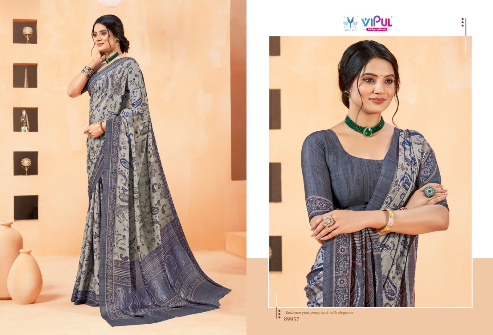 Antique Royal Vol 14 Vipul Georgette Sarees Wholesaler Gujarat