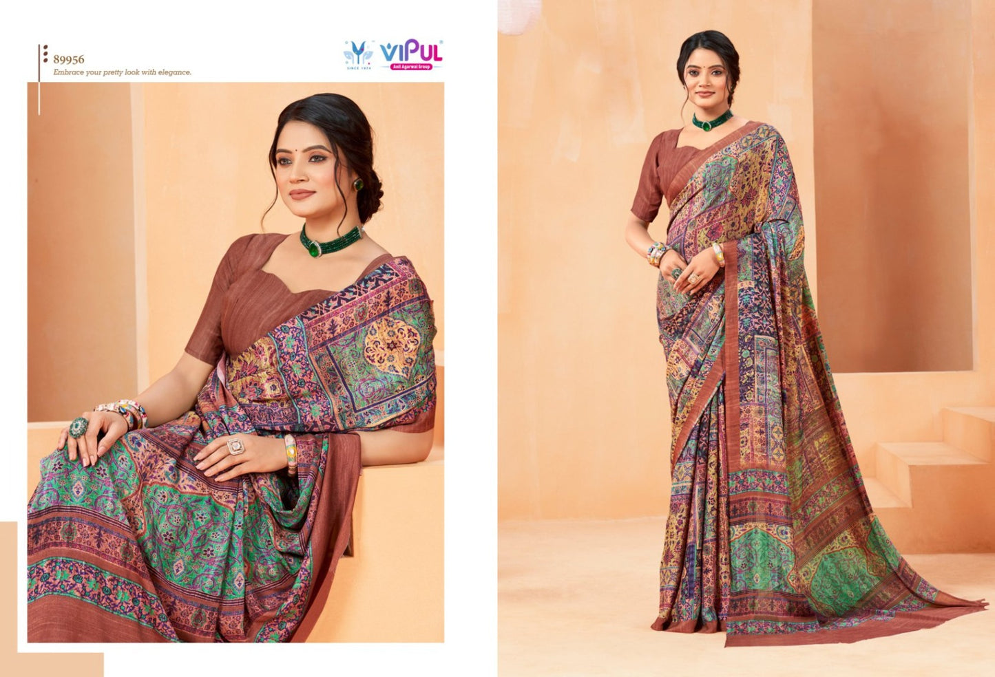 Antique Royal Vol 14 Vipul Georgette Sarees Wholesaler Gujarat