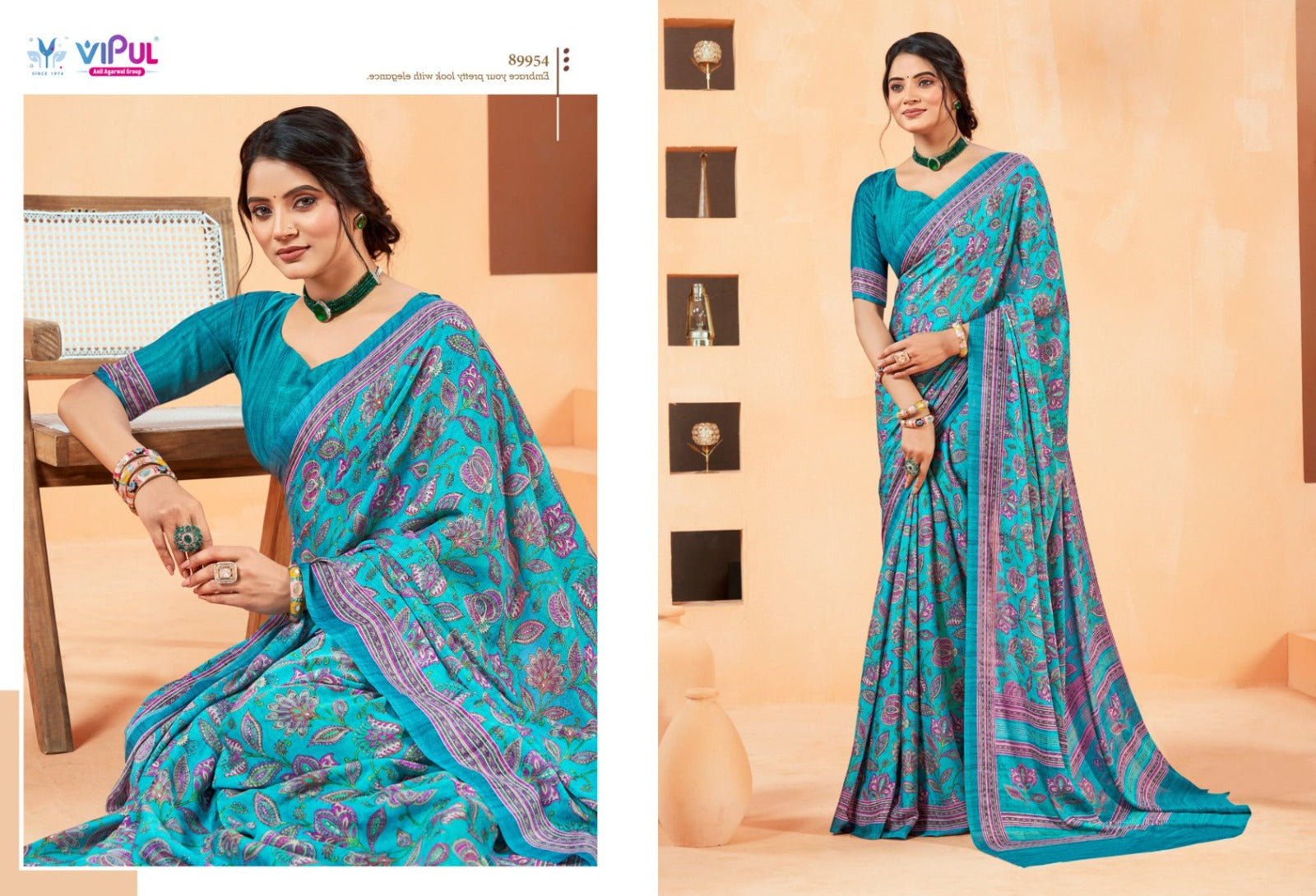 Antique Royal Vol 14 Vipul Georgette Sarees Wholesaler Gujarat