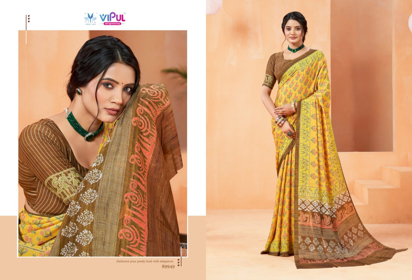 Antique Royal Vol 14 Vipul Georgette Sarees Wholesaler Gujarat