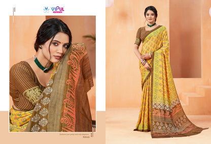 Antique Royal Vol 14 Vipul Georgette Sarees Wholesaler Gujarat