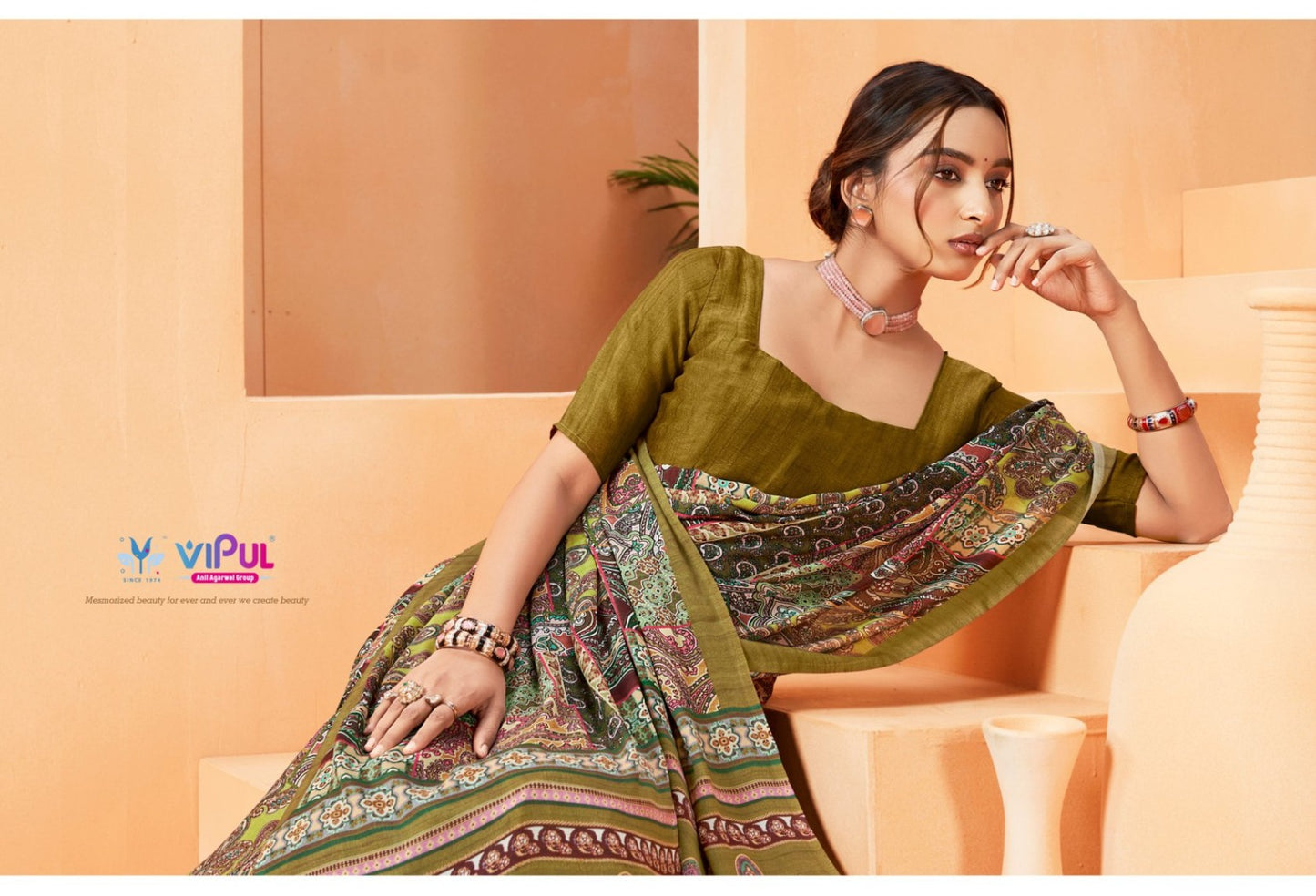 Antique Royal Vol 14 Vipul Georgette Sarees Wholesaler Gujarat