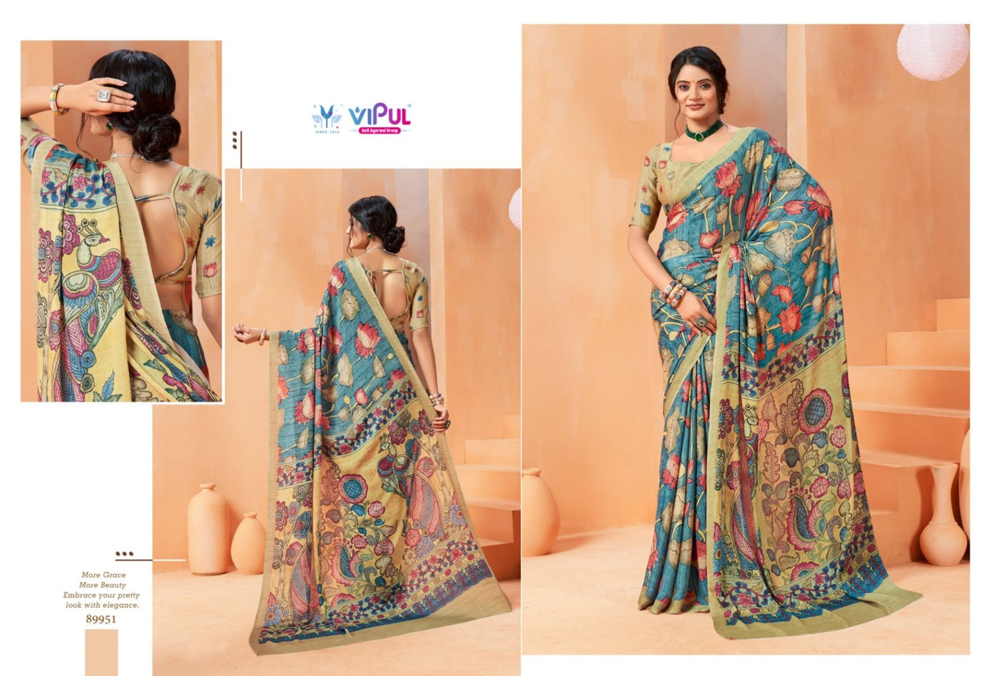 Antique Royal Vol 14 Vipul Georgette Sarees Wholesaler Gujarat