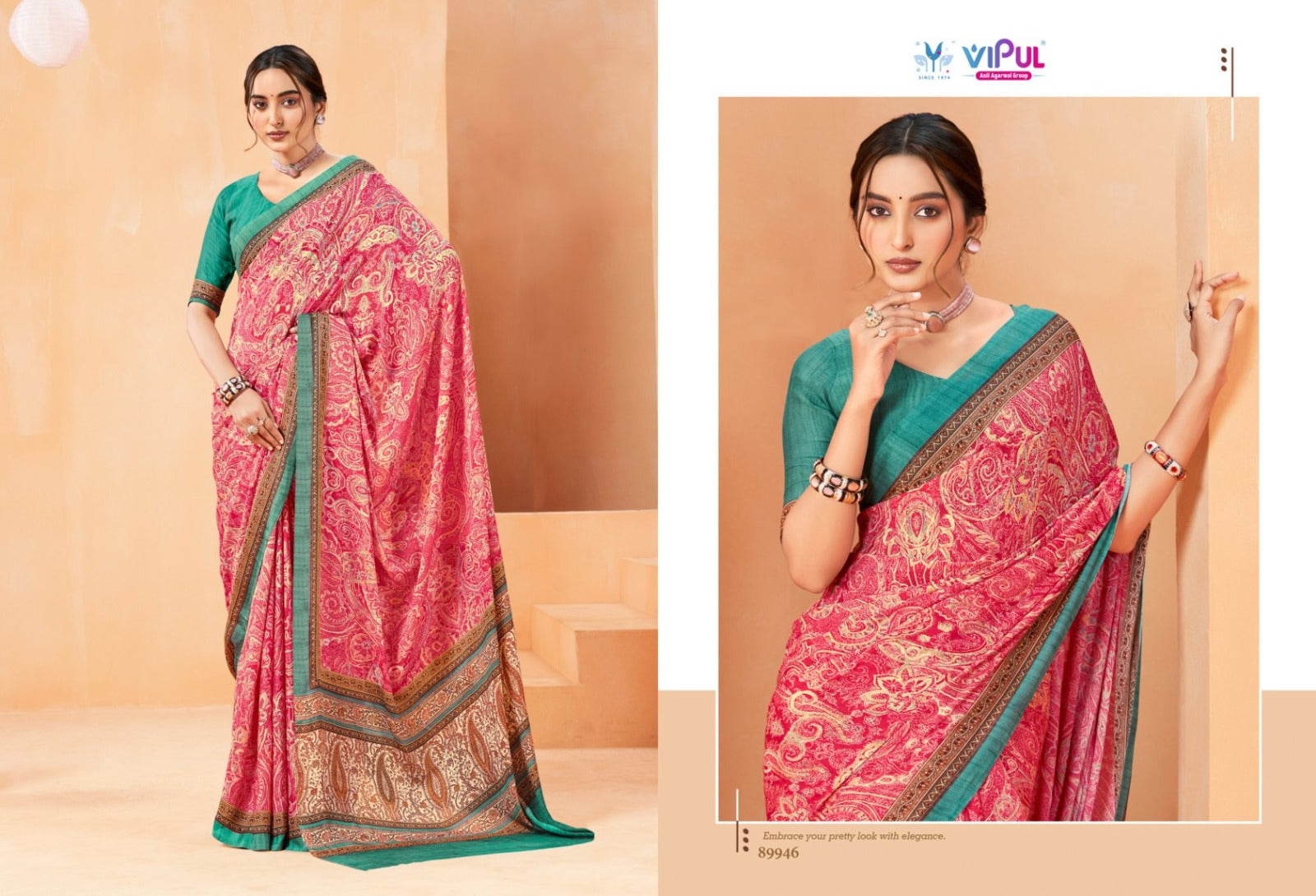 Antique Royal Vol 14 Vipul Georgette Sarees Wholesaler Gujarat