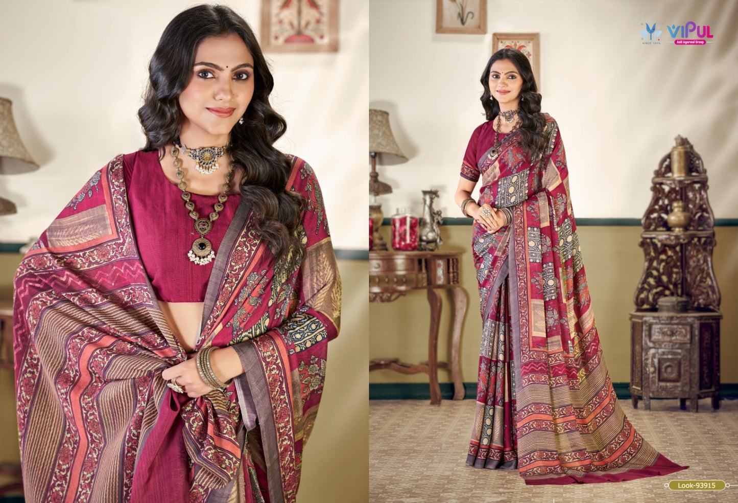 Antique Royal Vol 27 Vipul Soft Silk Sarees Supplier