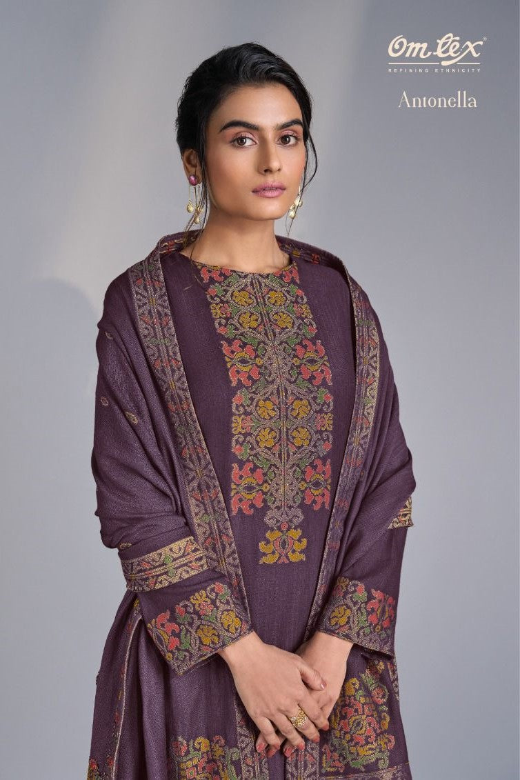 Antonella Omtex Pashmina Suits Exporter Gujarat