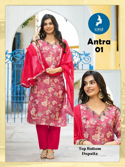 Antra Kaya Readymade Pant Style Suits Exporter India