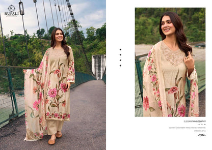Antra Rupali Muslin Silk Pant Style Suits Wholesaler Gujarat