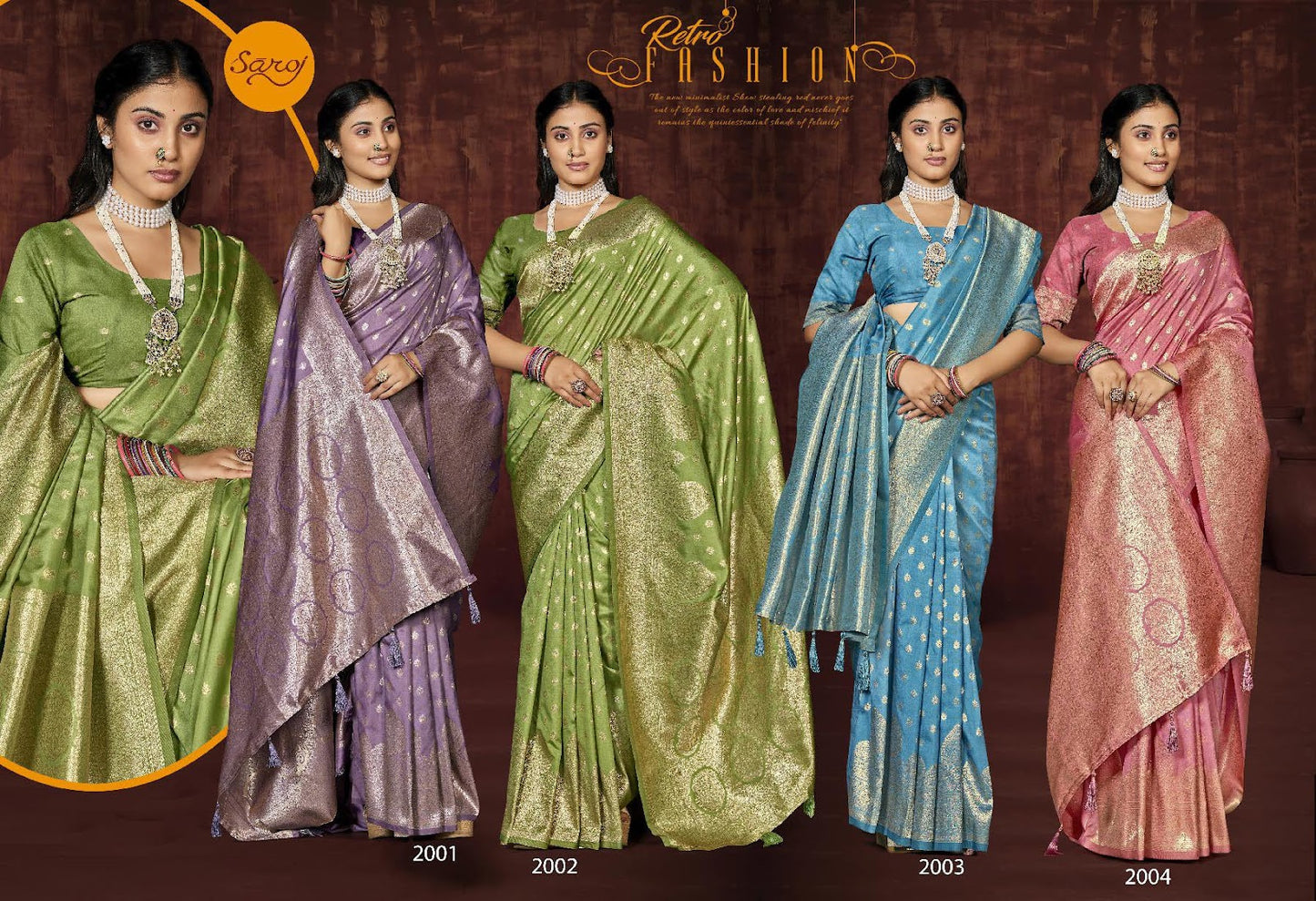 Antra Silk Vol 2 Saroj Sarees Manufacturer Gujarat