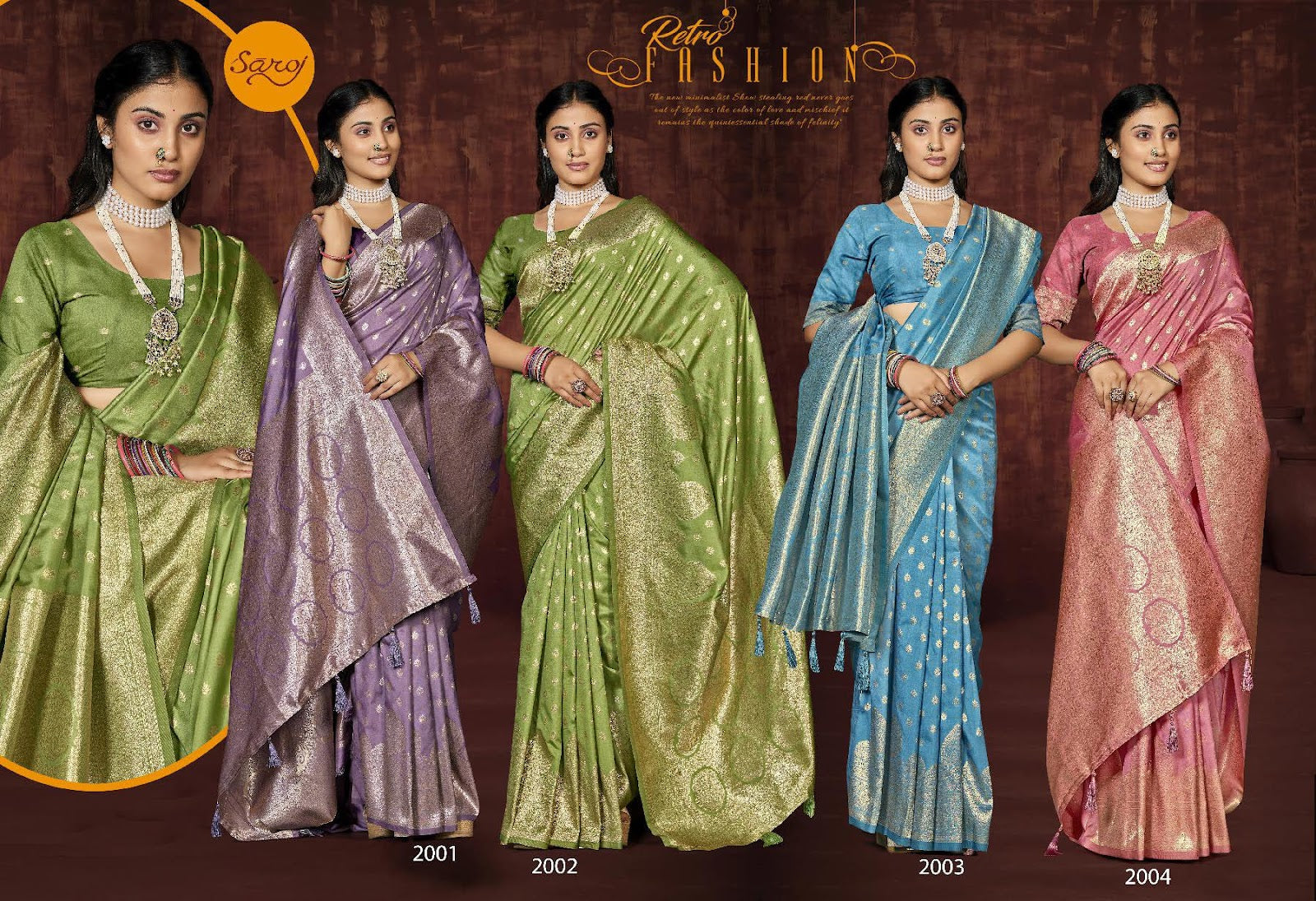 Antra Silk Vol 2 Saroj Sarees Manufacturer Gujarat