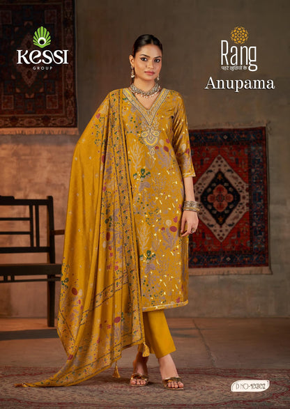 Anupama Kessi Rang Muslin Pant Style Suits Exporter India