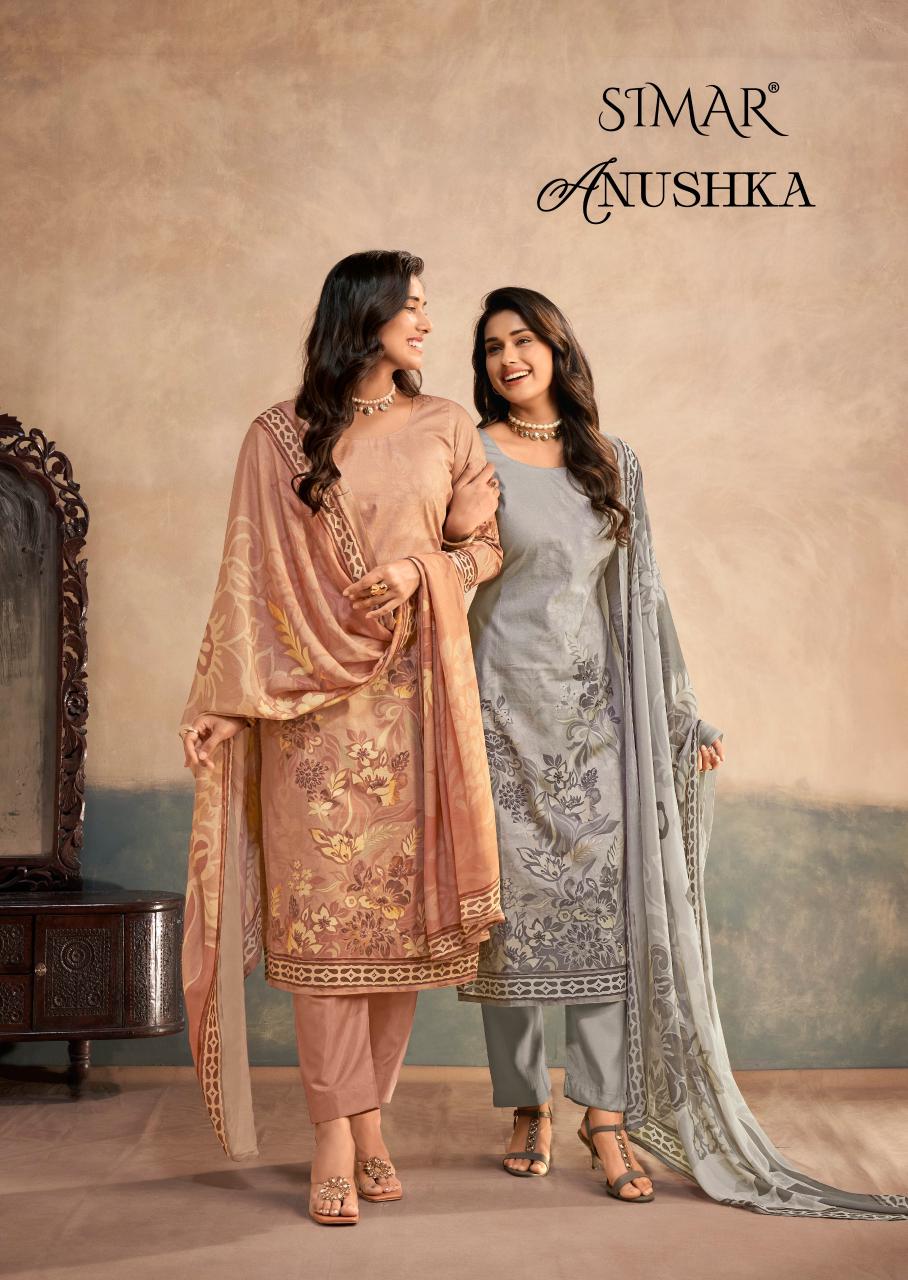 Anushka Simar Lawn Cotton Pant Style Suits Supplier