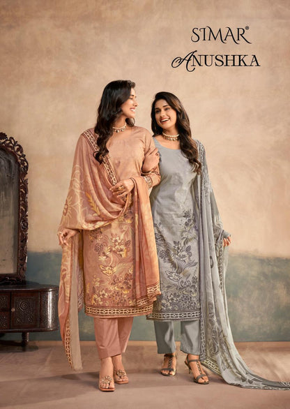 Anushka Simar Lawn Cotton Pant Style Suits Supplier