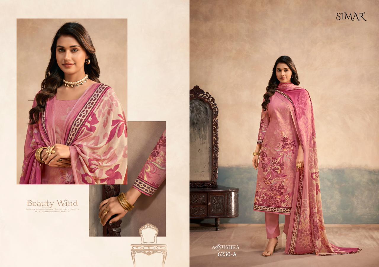 Anushka Simar Lawn Cotton Pant Style Suits Supplier