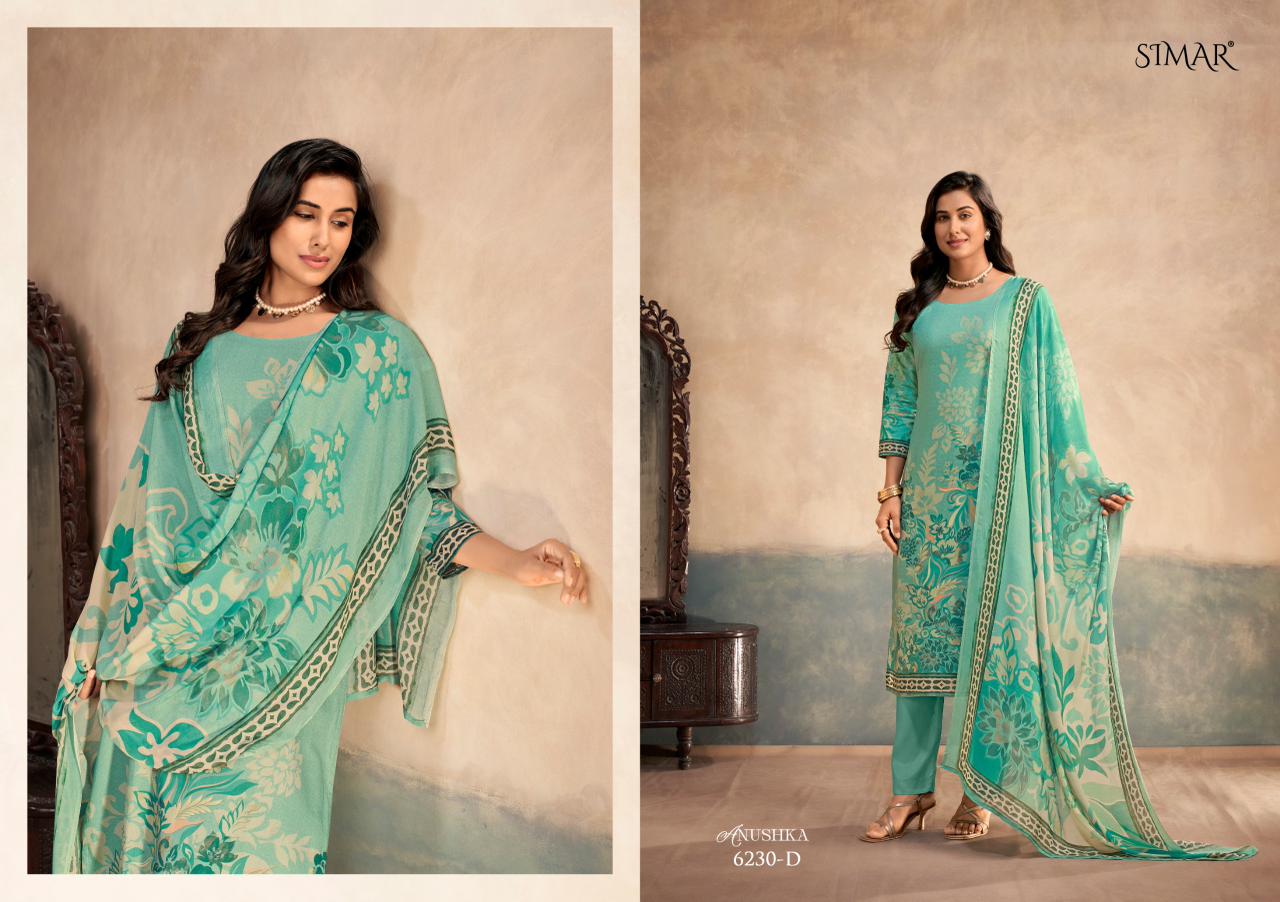 Anushka Simar Lawn Cotton Pant Style Suits Supplier