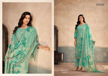 Anushka Simar Lawn Cotton Pant Style Suits Supplier